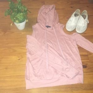 Pullover cold shoulder